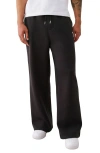 True Religion Mesh Horseshoe Sweatpants In Black