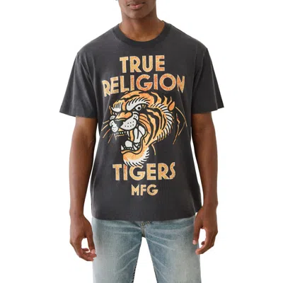 TRUE RELIGION TRUE RELIGION MFG TIGER COTTON GRAPHIC T-SHIRT