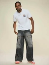 True Religion Mikey Big T Baggy Af Cargo Pant In Black