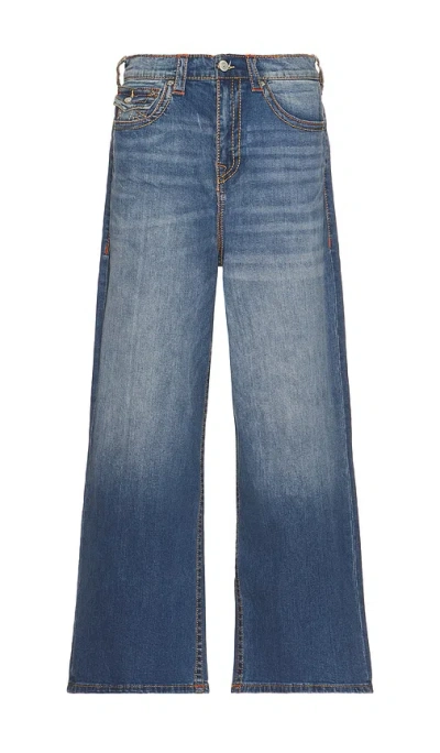 True Religion Mikey Big T Flap Jeans In Blue