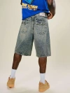 True Religion Mikey Super T Baggy Af Short In Gray