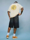 True Religion Mikey Super T Baggy Af Short In White
