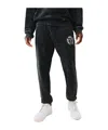 True Religion Mineral Wash Buddha Face Jogger In Black