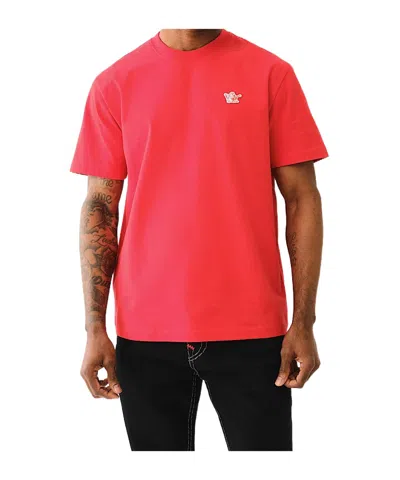 True Religion Mini Buddha Horseshoe Tee In Red