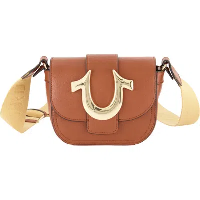 True Religion Mini Flap Crossbody In Brown