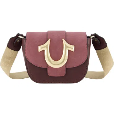True Religion Mini Flap Suede Crossbody