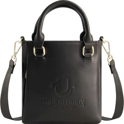 True Religion Mini Love Tote In Black