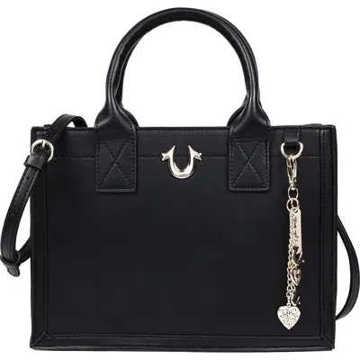 True Religion Modern Edge Charm Tote In Black