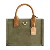 TRUE RELIGION MODERN EDGE SUEDE TOTE