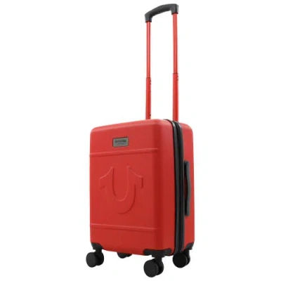 True Religion Molded U 22" Expandable Hardside Carry-on Spinner Luggage In Red