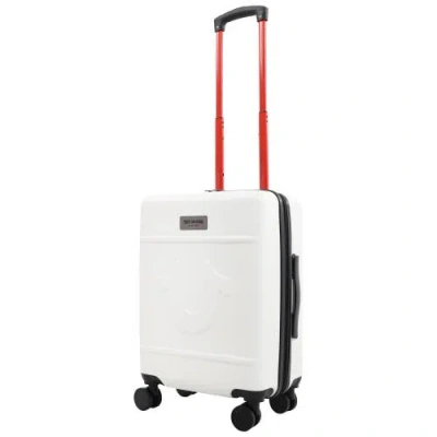 True Religion Molded U 22" Expandable Hardside Carry-on Spinner Luggage In White