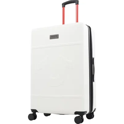 True Religion Molded U 30.5" Expandable Hardside Spinner Luggage In White