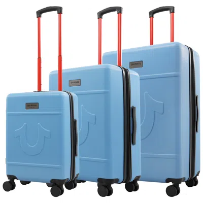 True Religion Molded U 3-piece Hardside Spinner Luggage Set - 22", 26.5" & 30.5" Expandable Suitcases