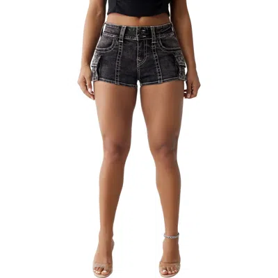 True Religion Mr Hot Denim Shorts In Midnight Mayhem