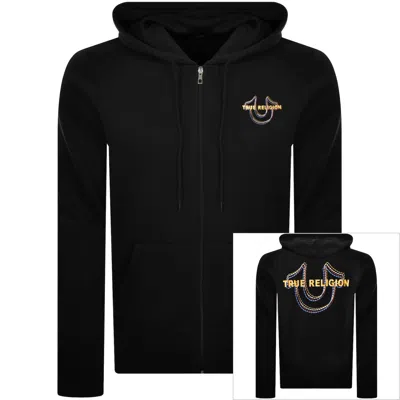 True Religion Multi Horseshoe Zip Hoodie Black
