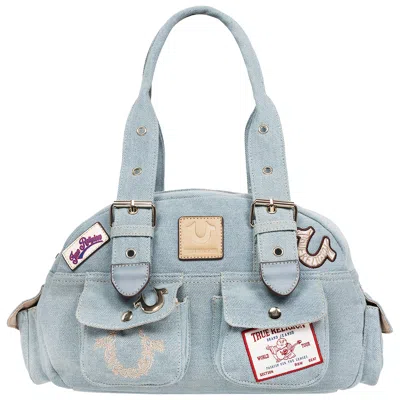 True Religion Multi-patch Denim Satchel