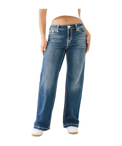 True Religion Multi-pocket Jeans In Blue