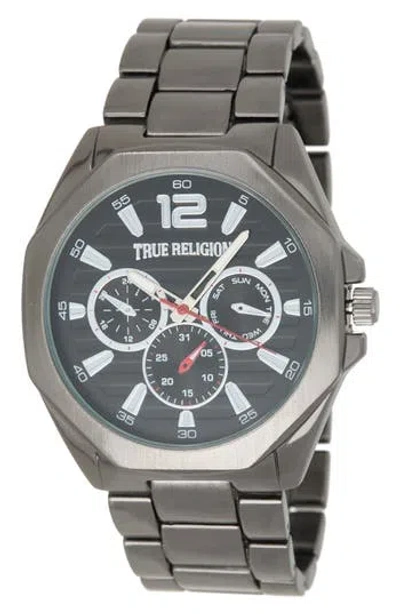 True Religion Multifunction Bracelet Watch, 43mm In Gray