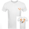 True Religion Man T-shirt White Size Xxl Cotton In White