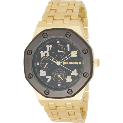 True Religion Octagon Bracelet Quartz Watch, 42mm X 55mm In Yellow