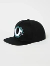 True Religion Old English Logo Horseshoe Snapback In Black