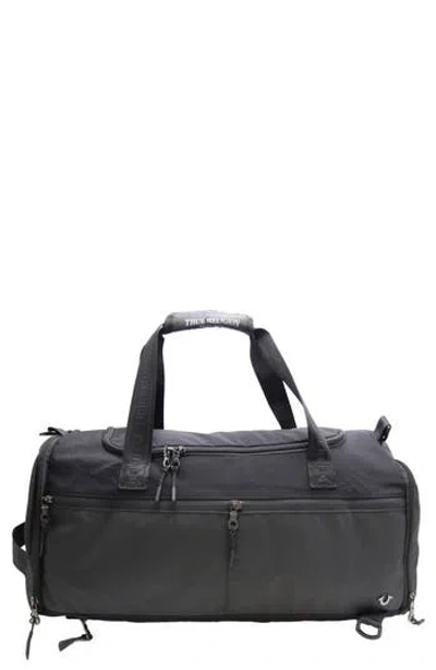 True Religion Omagh Duffle Bag In Black
