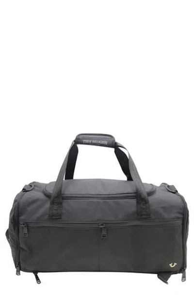 True Religion Omar Convertible Duffle Bag In Gray