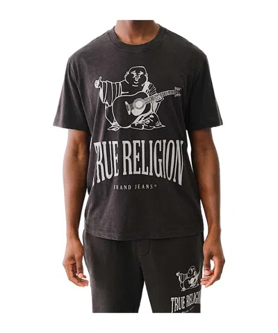 True Religion Open-necked Black Shirt