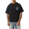 True Religion Painted Oversized Cotton Graphic T-shirt In Black