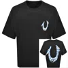 True Religion Painted Oversized Cotton Graphic T-shirt In Black