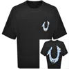 True Religion Painted Oversized Cotton Graphic T-shirt In Black