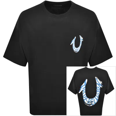 TRUE RELIGION TRUE RELIGION PAINTED T SHIRT BLACK