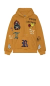 True Religion Patch Embro Hoodie In 酱色