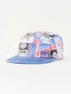 True Religion Patch Print Hat In Blue