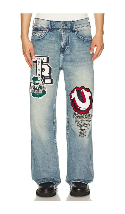 True Religion Patch Vinny Flap Jeans In Blue