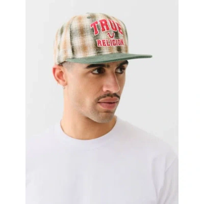 True Religion Plaid Hat In Multi