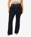 True Religion Plus Size Becca Bootcut Mid Rise Jeans In Black