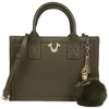 True Religion Pom Dangle Modern Tote In Green