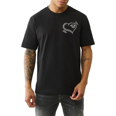 True Religion Puff Cat Cotton Graphic T-shirt In Black