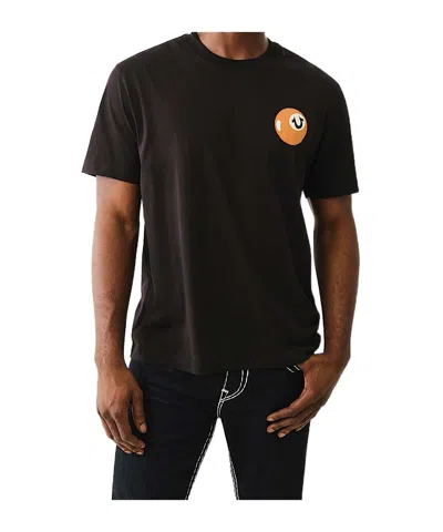 True Religion Puff Print Billiards Tee In Black