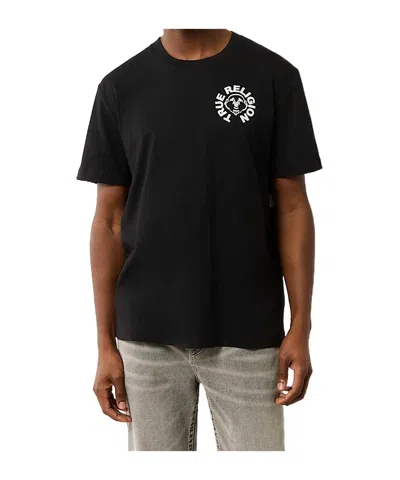 True Religion Puff Print Buddha Face Tee