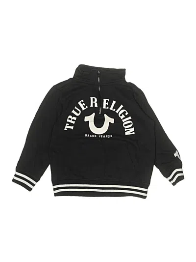 Pre-owned True Religion Kids' Pullover Sweater In Black