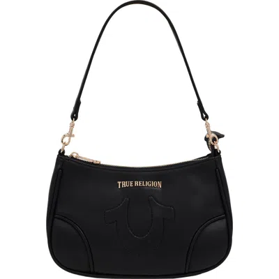 True Religion Punto Logo Shoulder Bag In Black