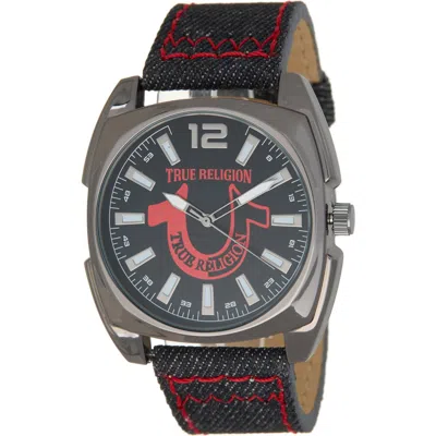 True Religion Quartz Denim Strap Watch, 43mm In Multi