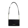 True Religion Quilted Horseshoe Flap Hobo In Black