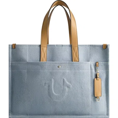 True Religion Quilted Horseshoe Tote Bag