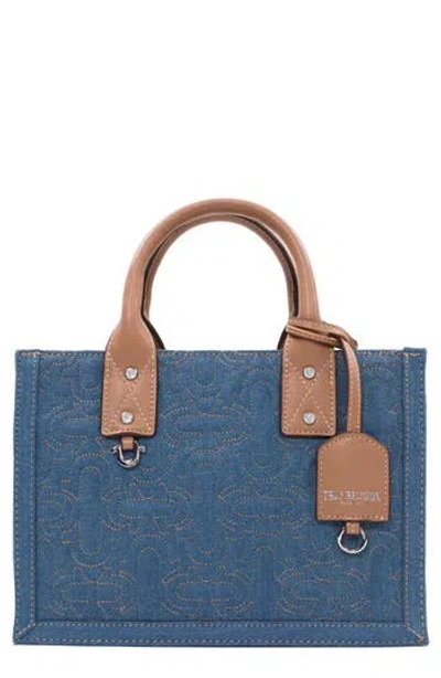 True Religion Quilted Horseshoe Tote Bag