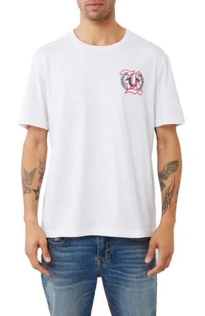 True Religion Relaxed Fit World Tour Logo Graphic T-shirt