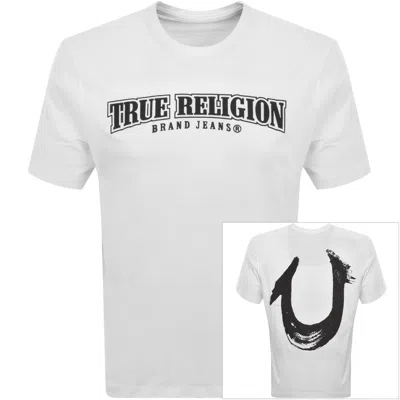 True Religion Relaxed Nu Brush T Shirt White