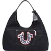 True Religion Retro Logo Denim Hobo Bag
